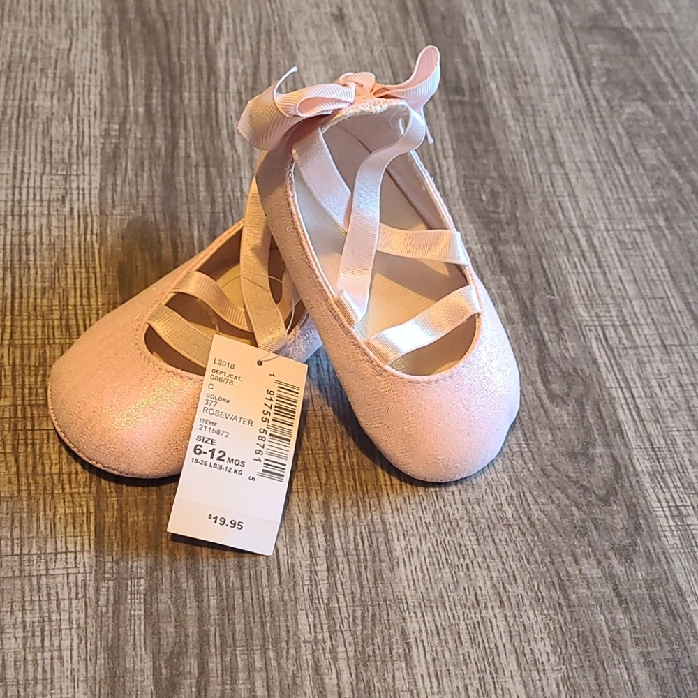 Pink ballerina flats